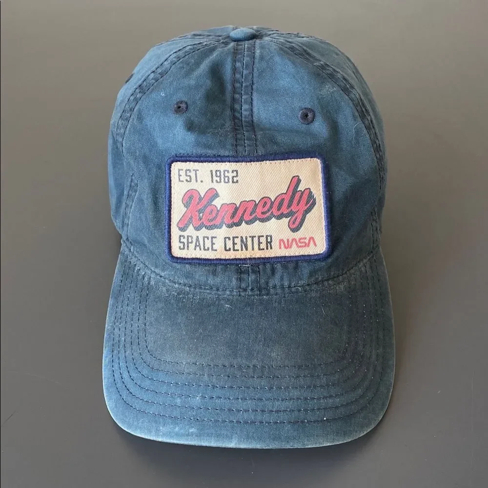 VTG Kennedy Space Center Navy Cap OS Adjustable Unisex